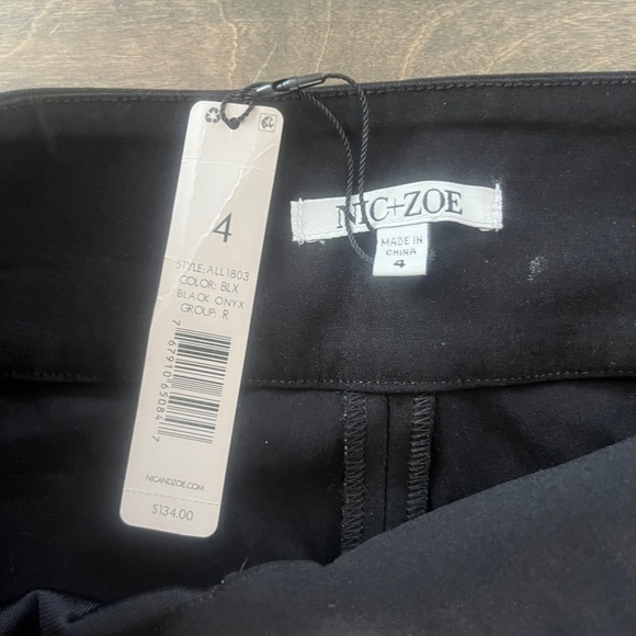 Nic and Zoe Black Pant, style ALL1803 - Picture 7 of 9